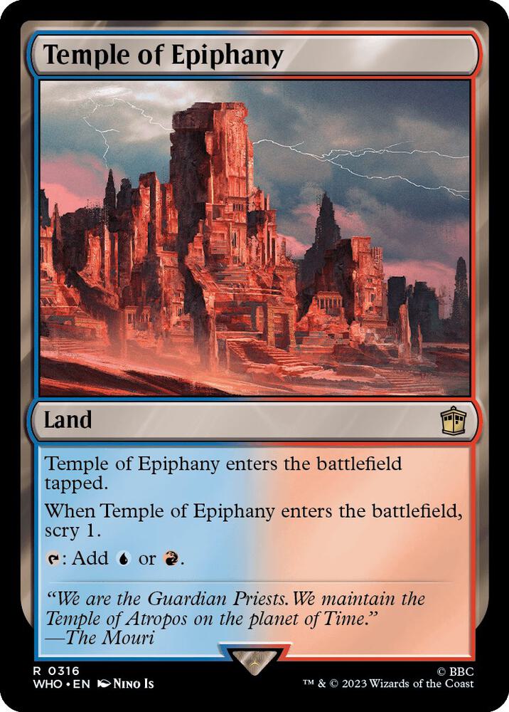 Temple of Epiphany 316 (Universes Beyond: Doctor Who)  | Good Games Adelaide SA