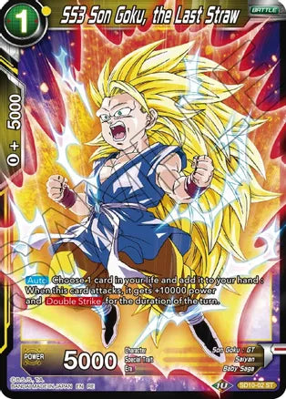 SS3 Son Goku, the Last Straw [SD10-02] | Good Games Adelaide SA