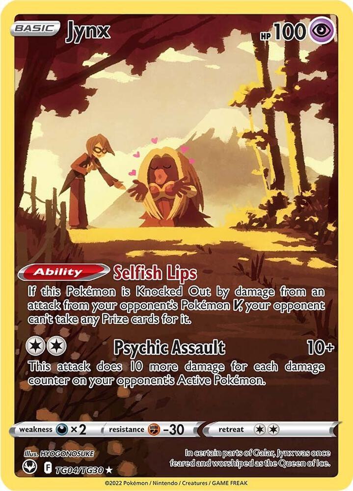 Jynx TG04/TG30 (SWSH12: Silver Tempest Trainer Gallery)  - Holofoil | Good Games Adelaide SA