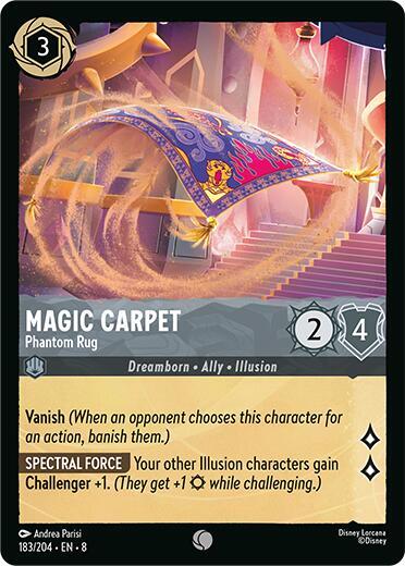 Magic Carpet Phantom Rug 183/204 (Reign of Jafar)  - Cold Foil | Good Games Adelaide SA