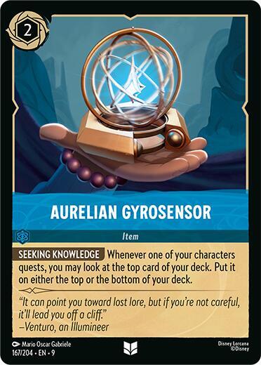Aurelian Gyrosensor 167/204 (Fabled)  - Cold Foil | Good Games Adelaide SA