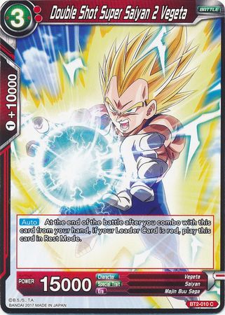 Double Shot Super Saiyan 2 Vegeta [BT2-010] | Good Games Adelaide SA