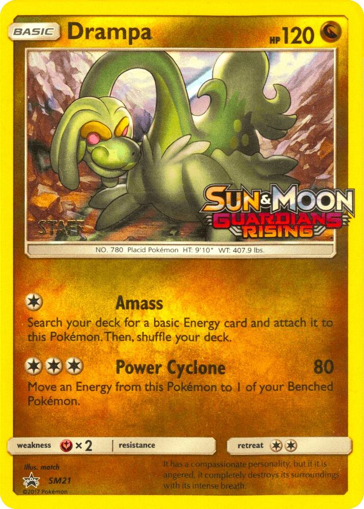 Drampa Prerelease Staff SM21 (SM Promos)  - Holofoil | Good Games Adelaide SA