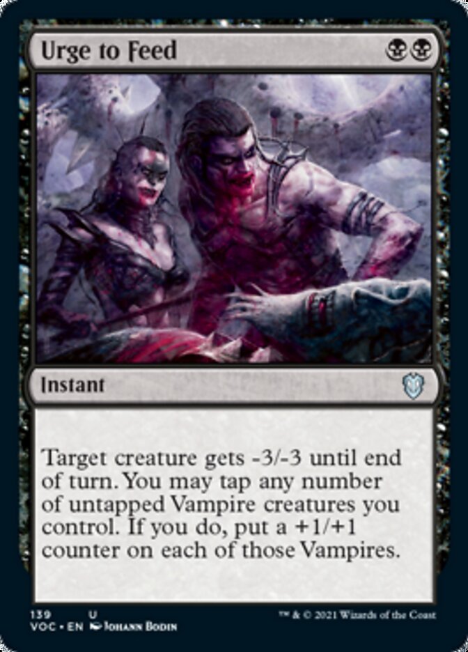 Urge to Feed [Innistrad: Crimson Vow Commander] | Good Games Adelaide SA