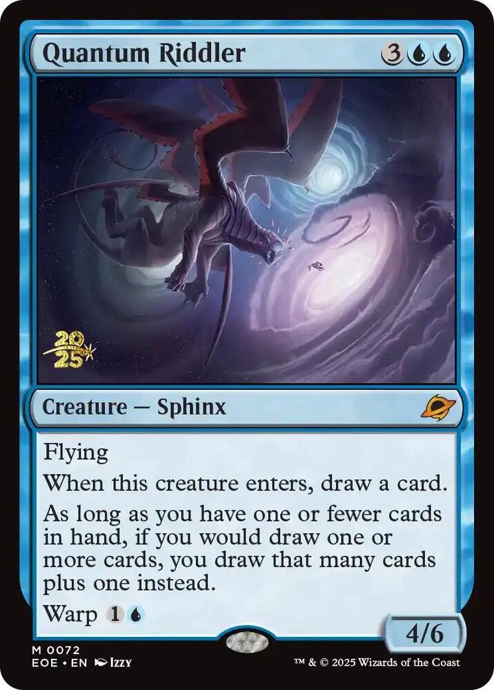 Quantum Riddler 72 (Prerelease Cards)  - Foil | Good Games Adelaide SA
