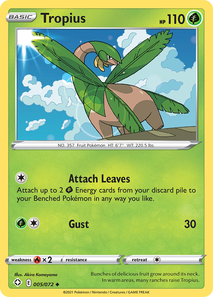 Tropius (005/072) [Sword & Shield: Shining Fates] | Good Games Adelaide SA