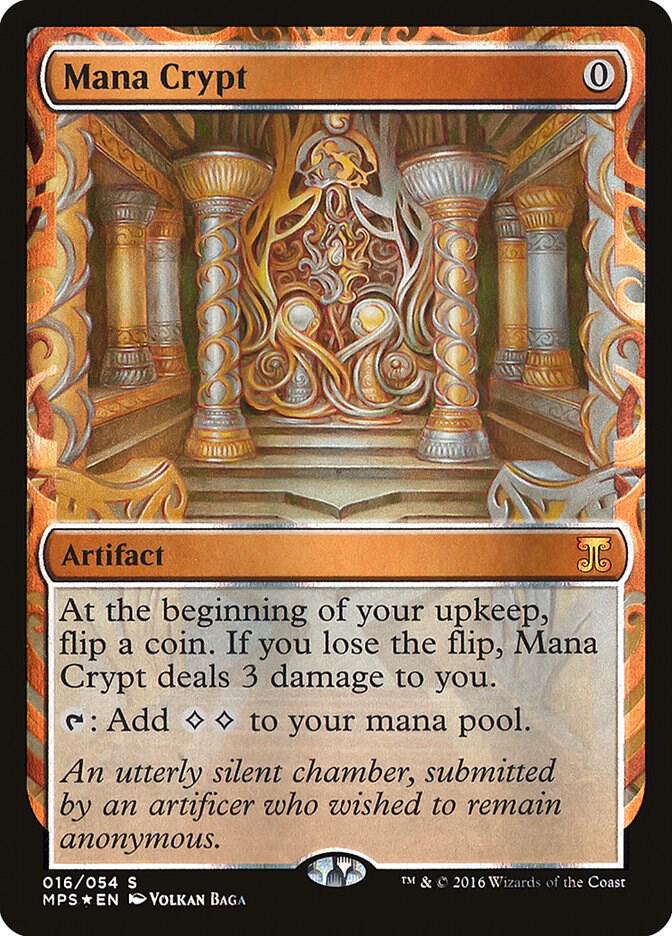 Mana Crypt 16 (Masterpiece Series: Kaladesh Inventions)  - Foil | Good Games Adelaide SA