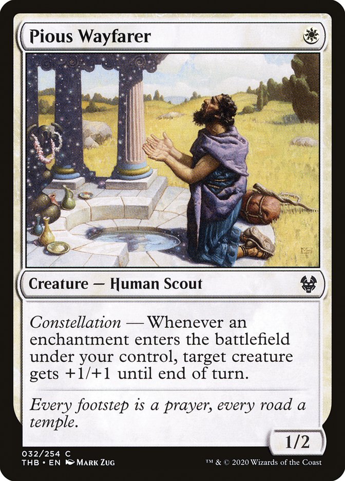 Pious Wayfarer [Theros Beyond Death] | Good Games Adelaide SA