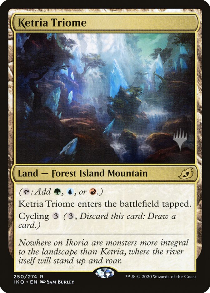 Ketria Triome (Promo Pack) [Ikoria: Lair of Behemoths Promos] | Good Games Adelaide SA