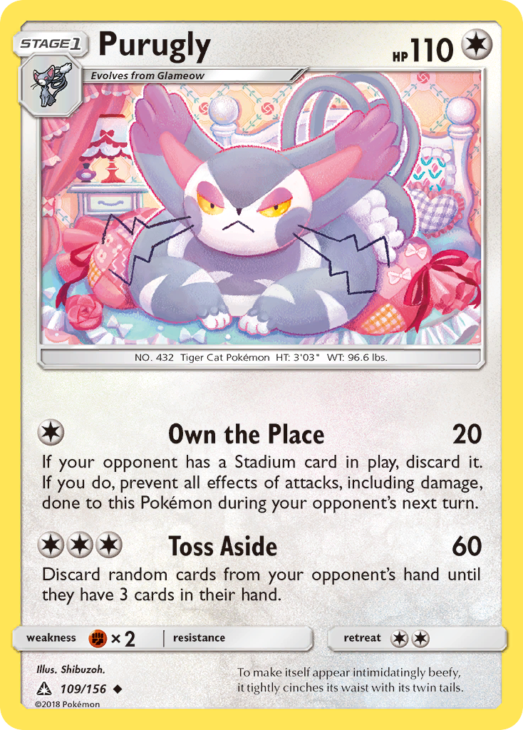 Purugly (109/156) [Sun & Moon: Ultra Prism] | Good Games Adelaide SA