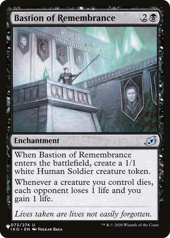 Bastion of Remembrance 073/274 (The List Reprints)  | Good Games Adelaide SA