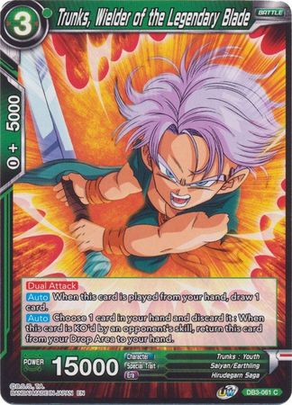 Trunks, Wielder of the Legendary Blade [DB3-061] | Good Games Adelaide SA