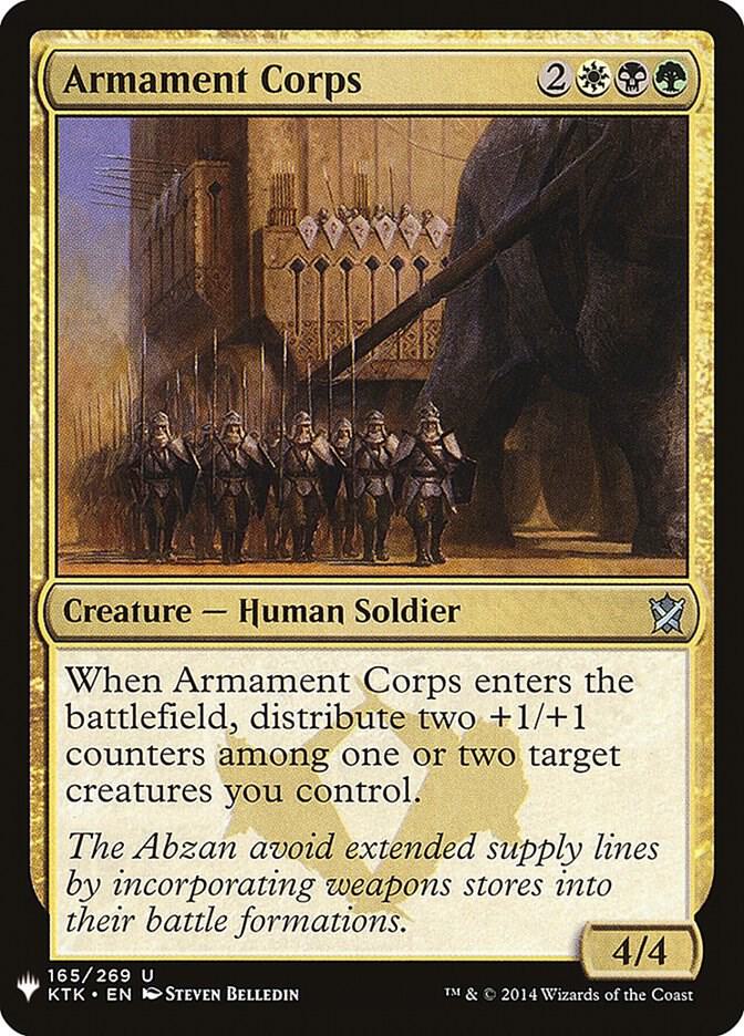 Armament Corps 165 (The List Reprints)  | Good Games Adelaide SA