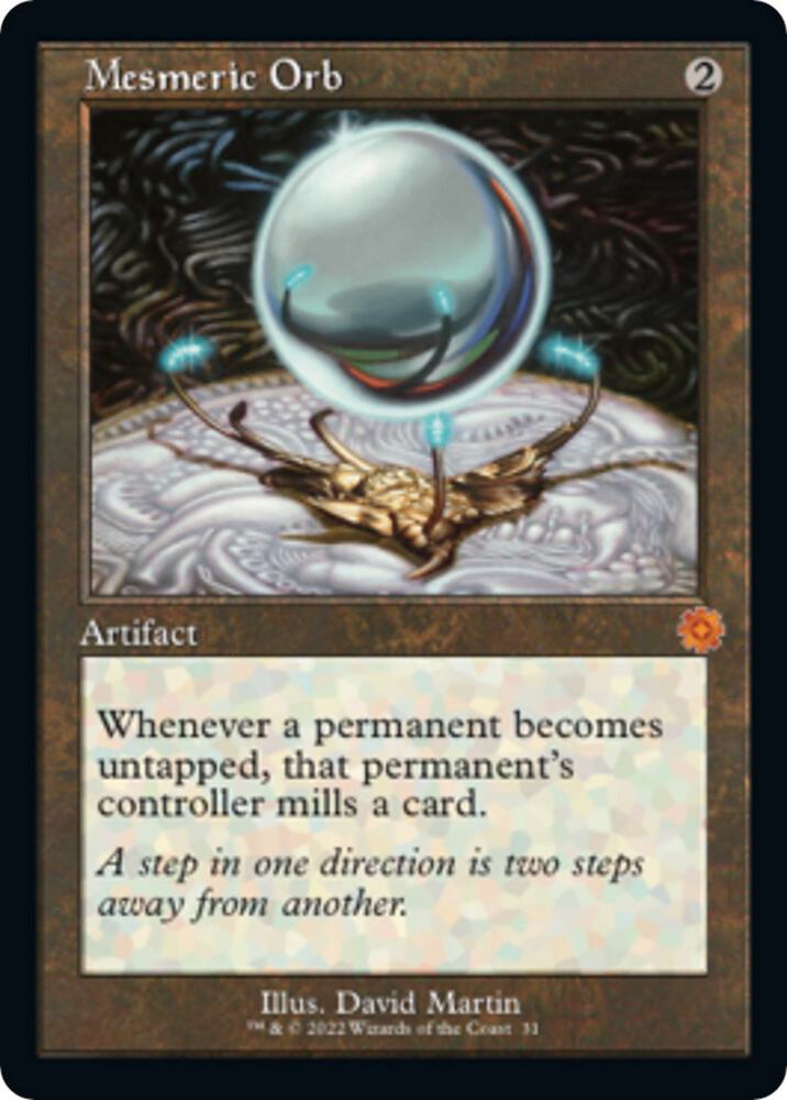 Mesmeric Orb 31 (The Brothers' War: Retro Frame Artifacts)  - Foil | Good Games Adelaide SA
