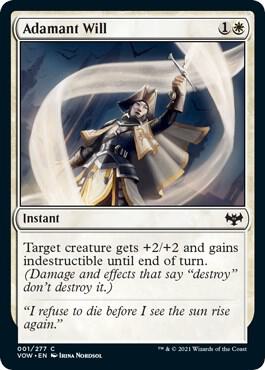 Adamant Will 1 (Innistrad: Crimson Vow)  - Foil | Good Games Adelaide SA