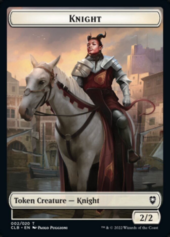 Knight Token [Commander Legends: Battle for Baldur's Gate Tokens] | Good Games Adelaide SA