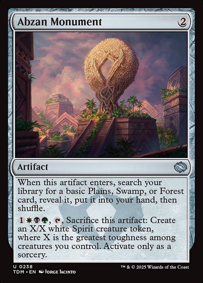 Abzan Monument 238 (Tarkir: Dragonstorm)  - Foil | Good Games Adelaide SA