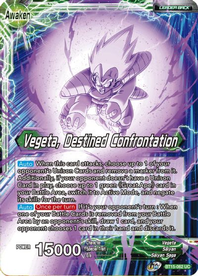 Vegeta // Vegeta, Destined Confrontation [BT15-062] | Good Games Adelaide SA