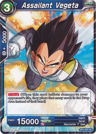 Assailant Vegeta [BT1-037] | Good Games Adelaide SA