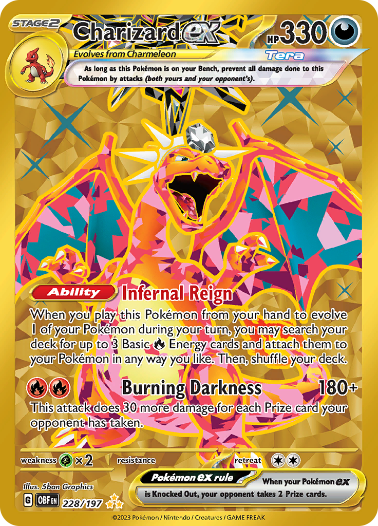 Charizard ex (228/197) [Scarlet & Violet: Obsidian Flames] | Good Games Adelaide SA