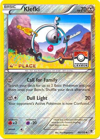 Klefki 66 119 League Promo 4th Place 066/119 (League & Championship Cards)  - Reverse Holofoil | Good Games Adelaide SA