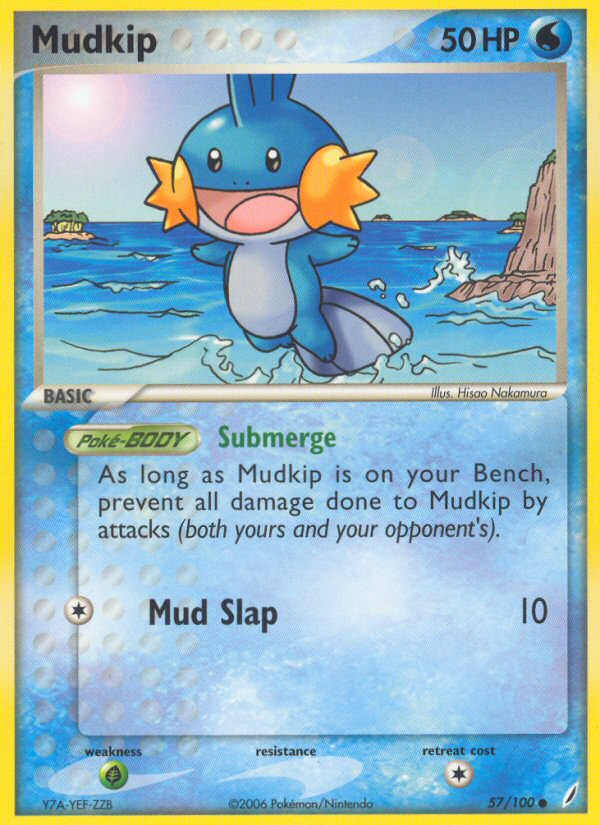 Mudkip (57/100) [EX: Crystal Guardians] | Good Games Adelaide SA
