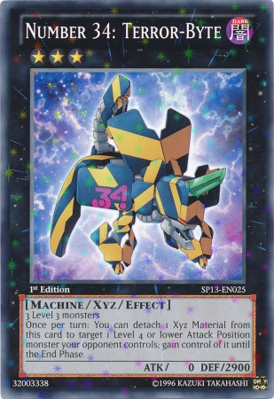 Number 34: Terror-Byte [SP13-EN025] Starfoil Rare | Good Games Adelaide SA