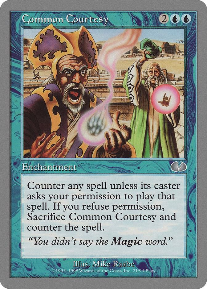 Common Courtesy 21 (Unglued)  | Good Games Adelaide SA