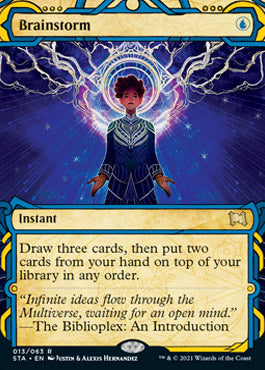 Brainstorm (Etched Foil) [Strixhaven Mystical Archive] | Good Games Adelaide SA