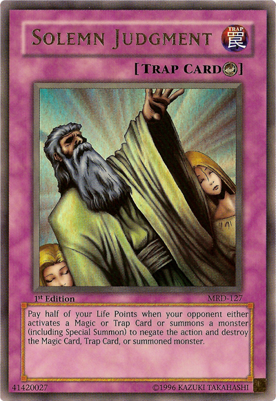 Solemn Judgment [MRD-127] Ultra Rare | Good Games Adelaide SA