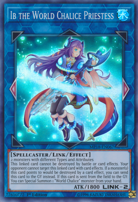 Ib the World Chalice Priestess [MP18-EN067] Super Rare | Good Games Adelaide SA