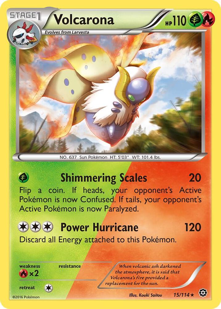Volcarona 15/114 (XY - Steam Siege)  | Good Games Adelaide SA