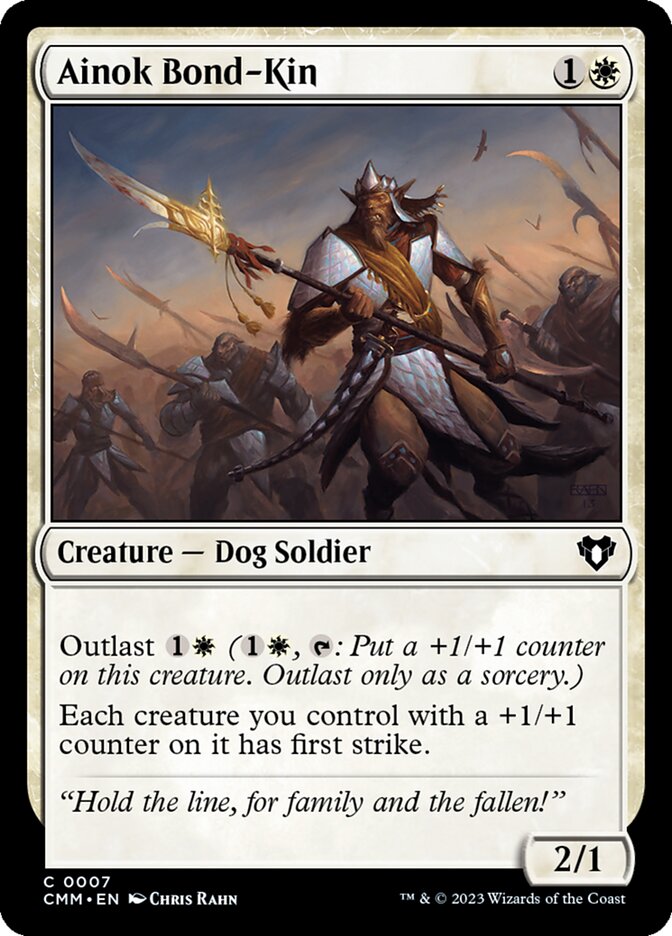 Ainok Bond-Kin 7 (Commander Masters)  - Foil | Good Games Adelaide SA