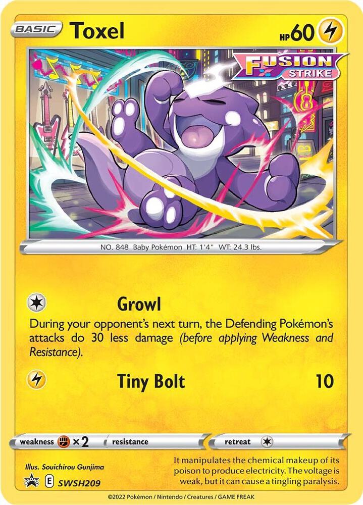 Toxel SWSH209 (SWSH: Sword & Shield Promo Cards)  - Holofoil | Good Games Adelaide SA