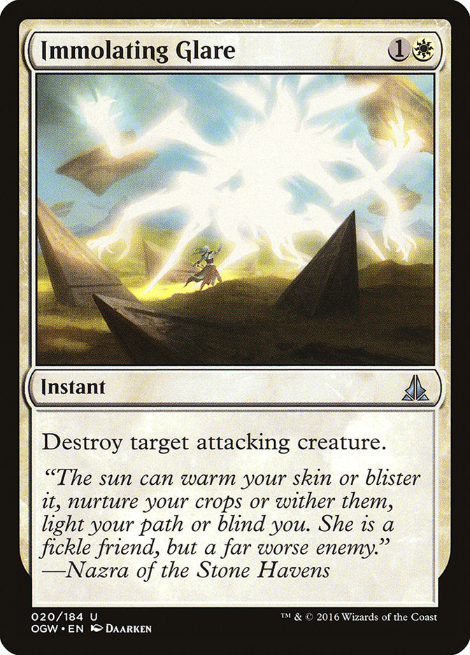 Immolating Glare [Oath of the Gatewatch] | Good Games Adelaide SA