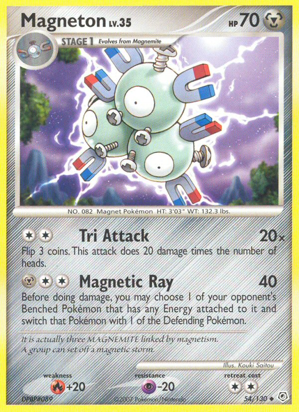 Magneton (54/130) [Diamond & Pearl: Base Set] | Good Games Adelaide SA