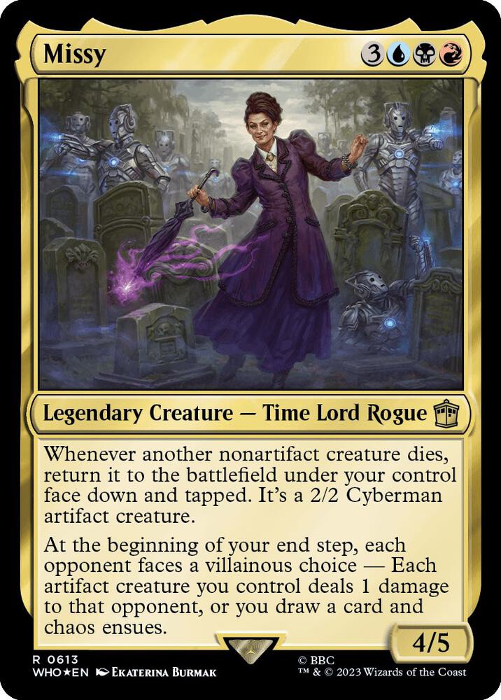 Missy 613 (Universes Beyond: Doctor Who)  - Foil | Good Games Adelaide SA