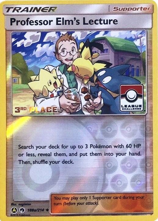 Professor Elm's Lecture League Challenge 3rd Place 188a/214 (League & Championship Cards)  - Reverse Holofoil | Good Games Adelaide SA