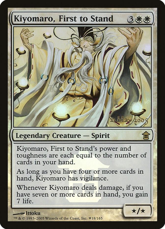Kiyomaro First to Stand 18 (Prerelease Cards)  - Foil | Good Games Adelaide SA