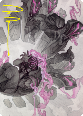 Rise of Extus Art Card (Gold-Stamped Signature) [Strixhaven: School of Mages Art Series] | Good Games Adelaide SA