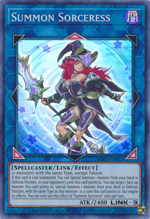 Summon Sorceress [SOFU-ENSE2] Super Rare | Good Games Adelaide SA