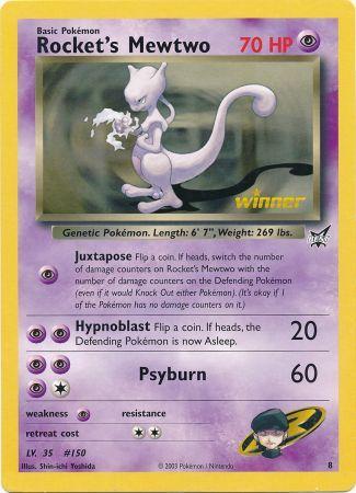 Rocket's Mewtwo (8) (Jumbo Card) [Best of Promos] | Good Games Adelaide SA