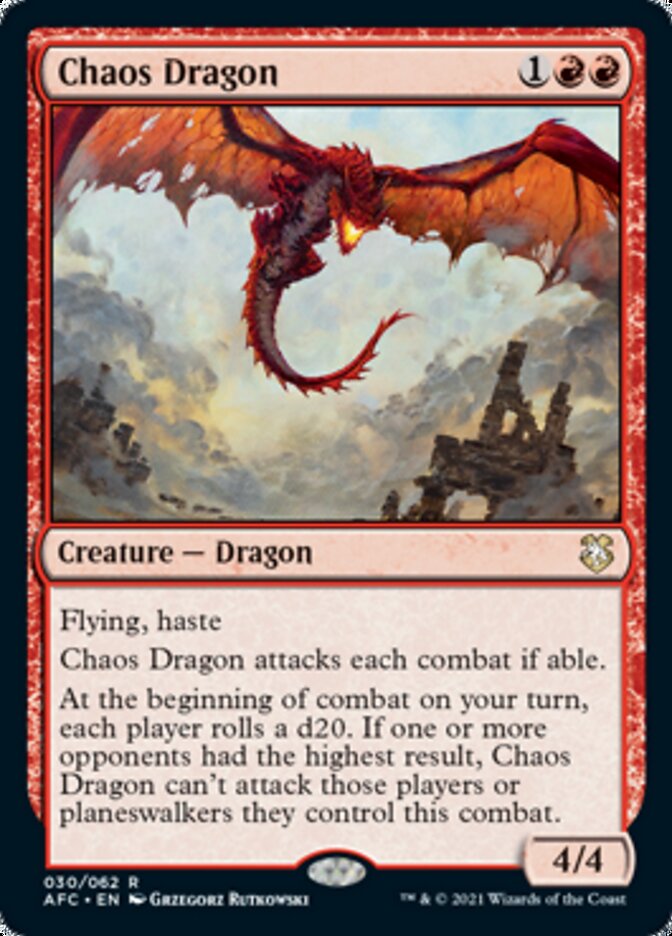 Chaos Dragon [Dungeons & Dragons: Adventures in the Forgotten Realms Commander] | Good Games Adelaide SA