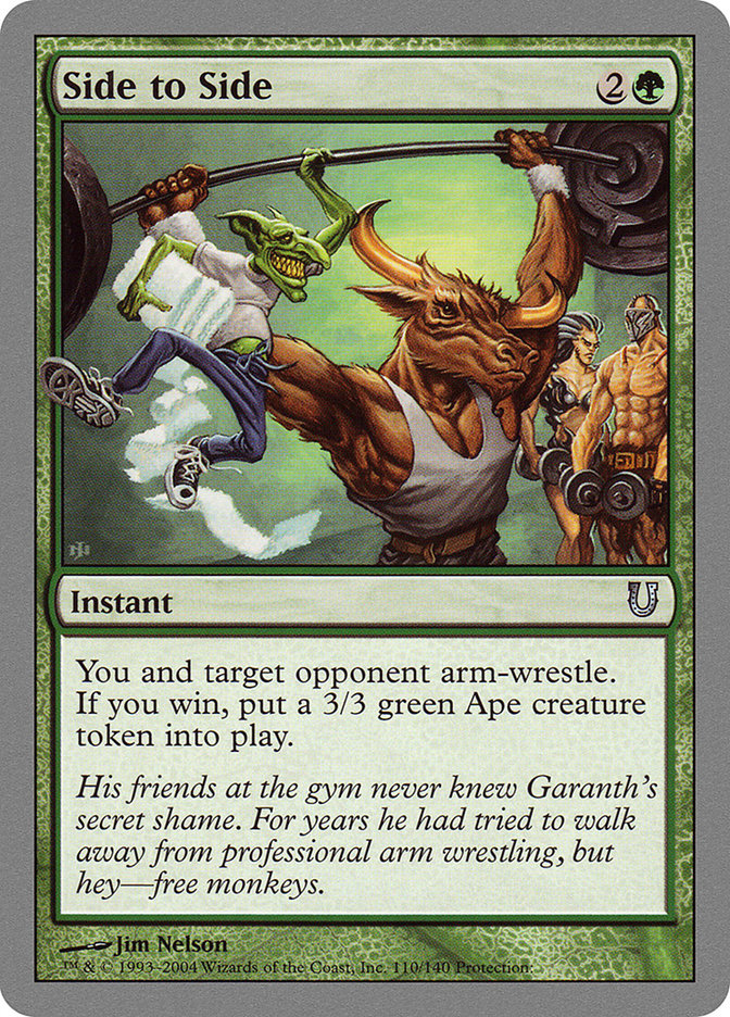Side to Side 110 (Unhinged)  - Foil | Good Games Adelaide SA