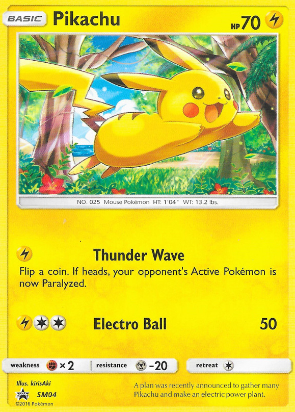 Pikachu (SM04) [Sun & Moon: Black Star Promos] | Good Games Adelaide SA