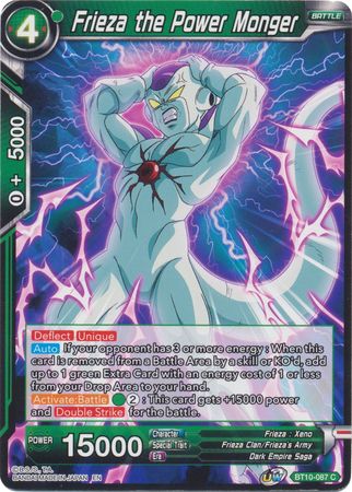 Frieza the Power Monger (BT10-087) [Rise of the Unison Warrior 2nd Edition] | Good Games Adelaide SA