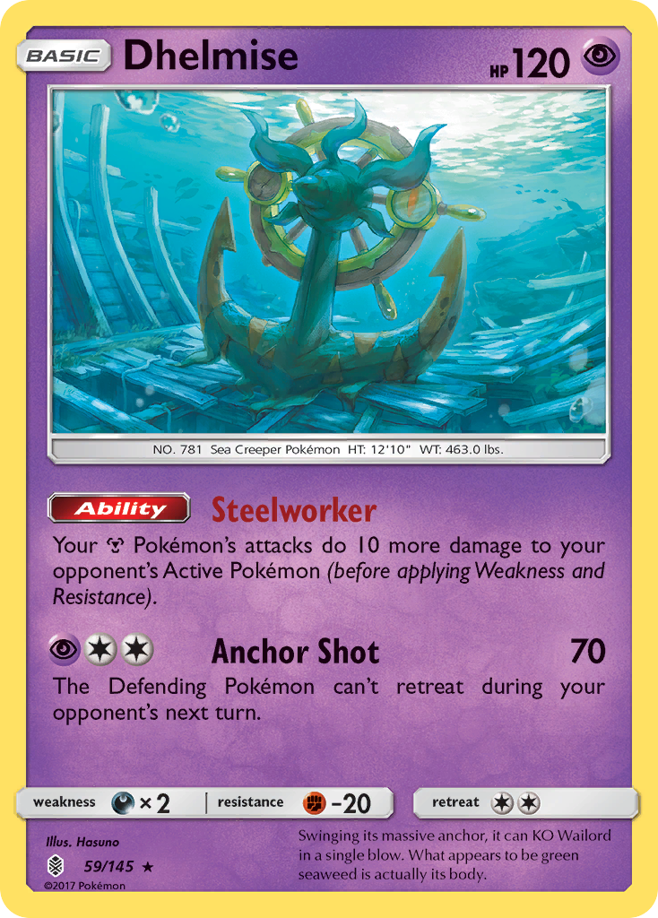 Dhelmise (59/145) [Sun & Moon: Guardians Rising] | Good Games Adelaide SA