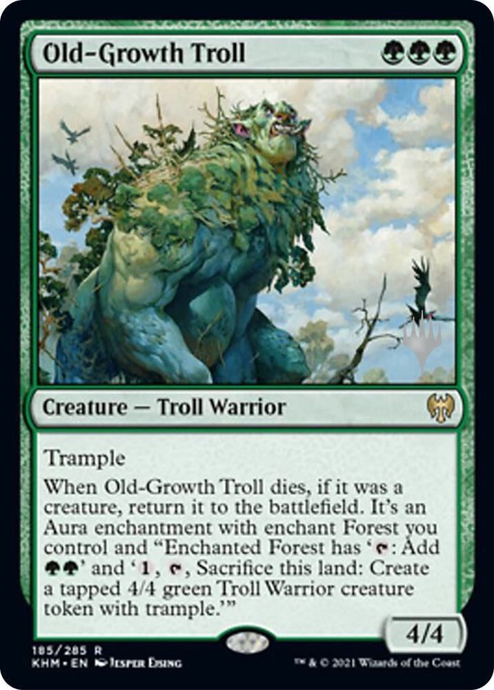 Old Growth Troll 185 (Promo Pack: Kaldheim)  - Foil | Good Games Adelaide SA