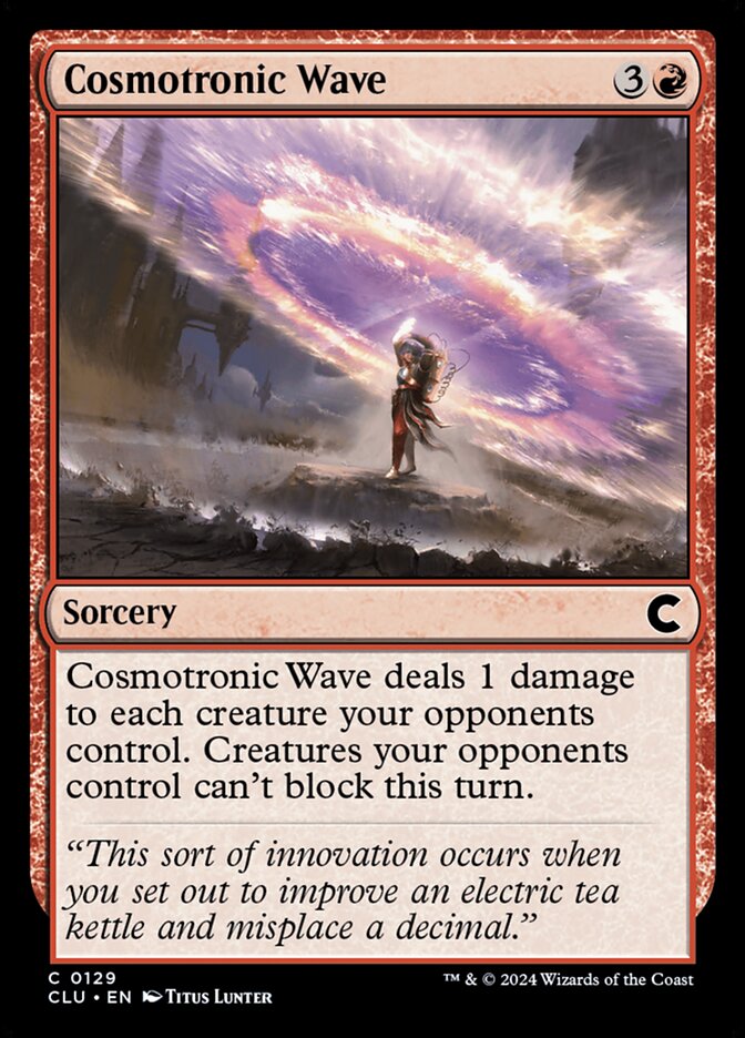 Cosmotronic Wave 129 (Ravnica: Clue Edition)  | Good Games Adelaide SA