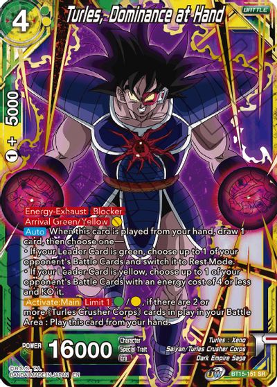 Turles, Dominance at Hand [BT15-151] | Good Games Adelaide SA